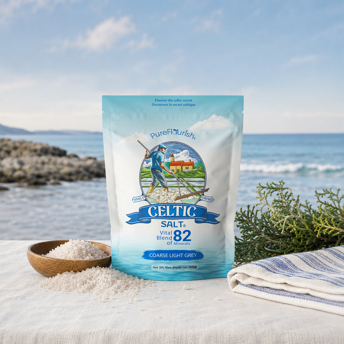 Celtic Sea Salt | 100% Unrefined | Hand-Harvested in France