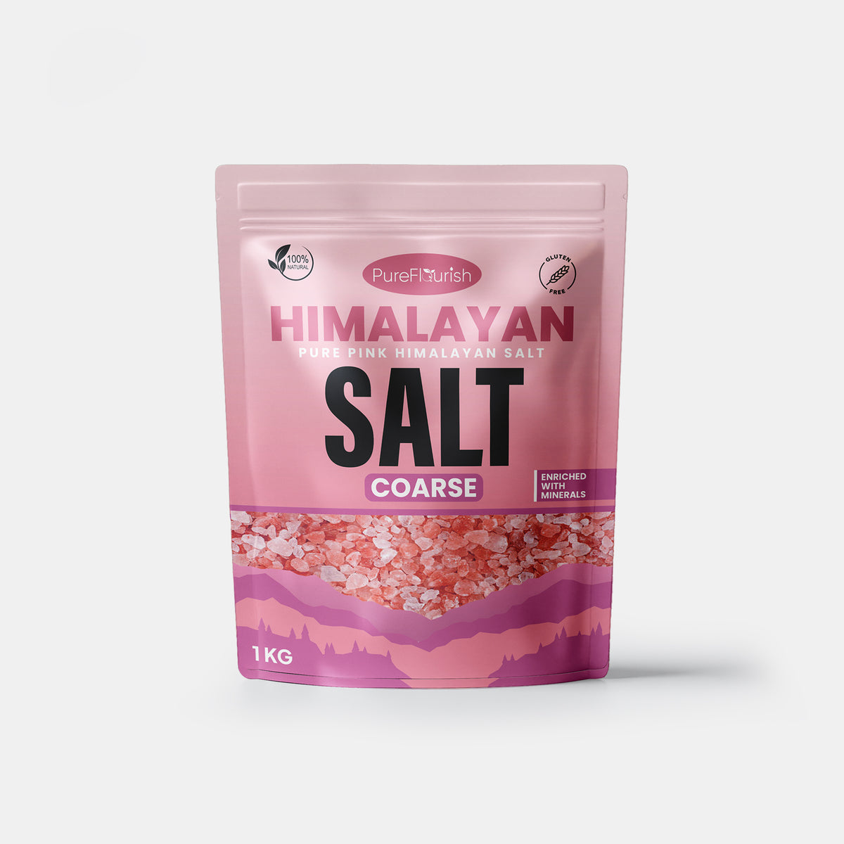 Pink Himalayan Salt - Coarse 1KG