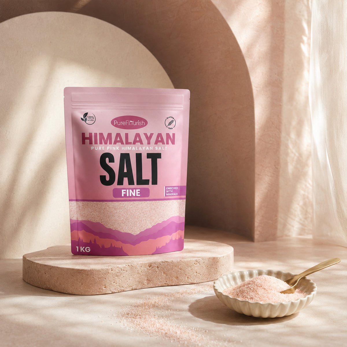 Pink Himalayan Salt - Fine 1KG