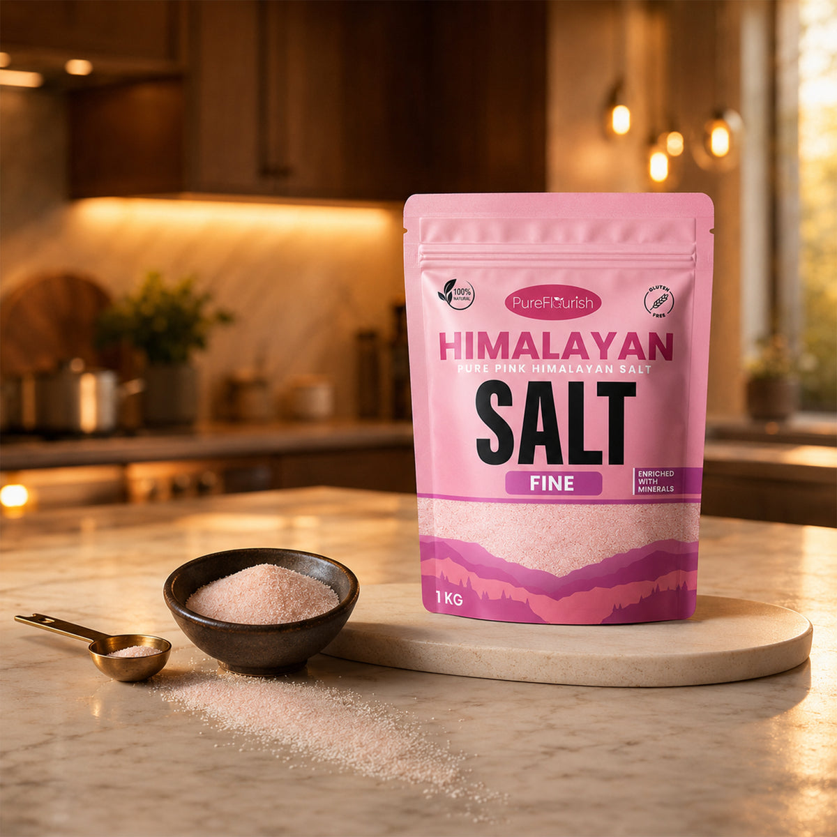 Pink Himalayan Salt - Fine 1KG