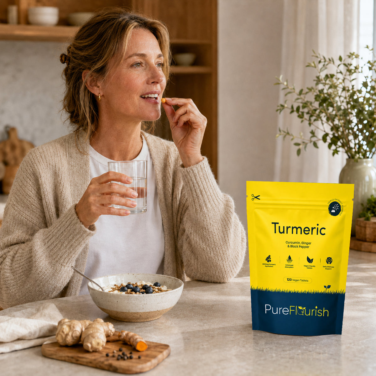 Turmeric, Curcumin, Black Pepper & Ginger Capsules
