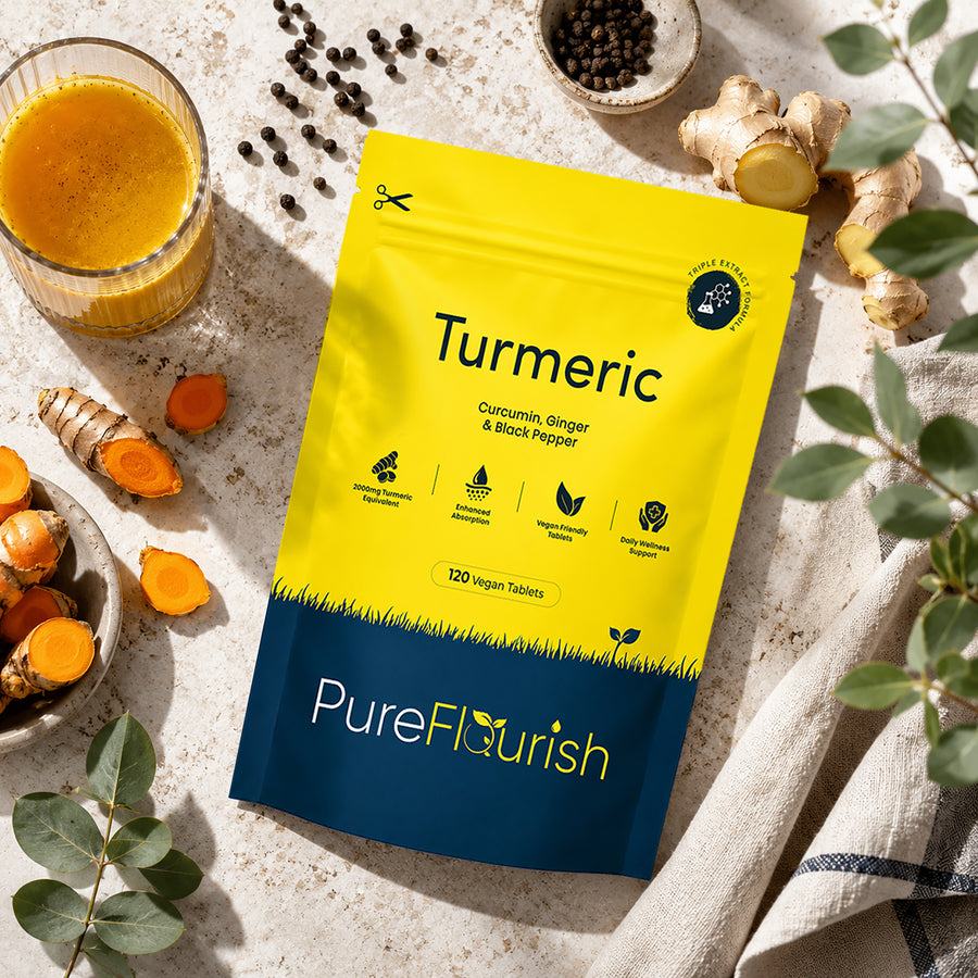 Turmeric, Curcumin, Black Pepper & Ginger Capsules FAQ image
