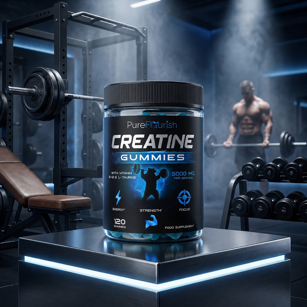PureFlourish Creatine Gummies