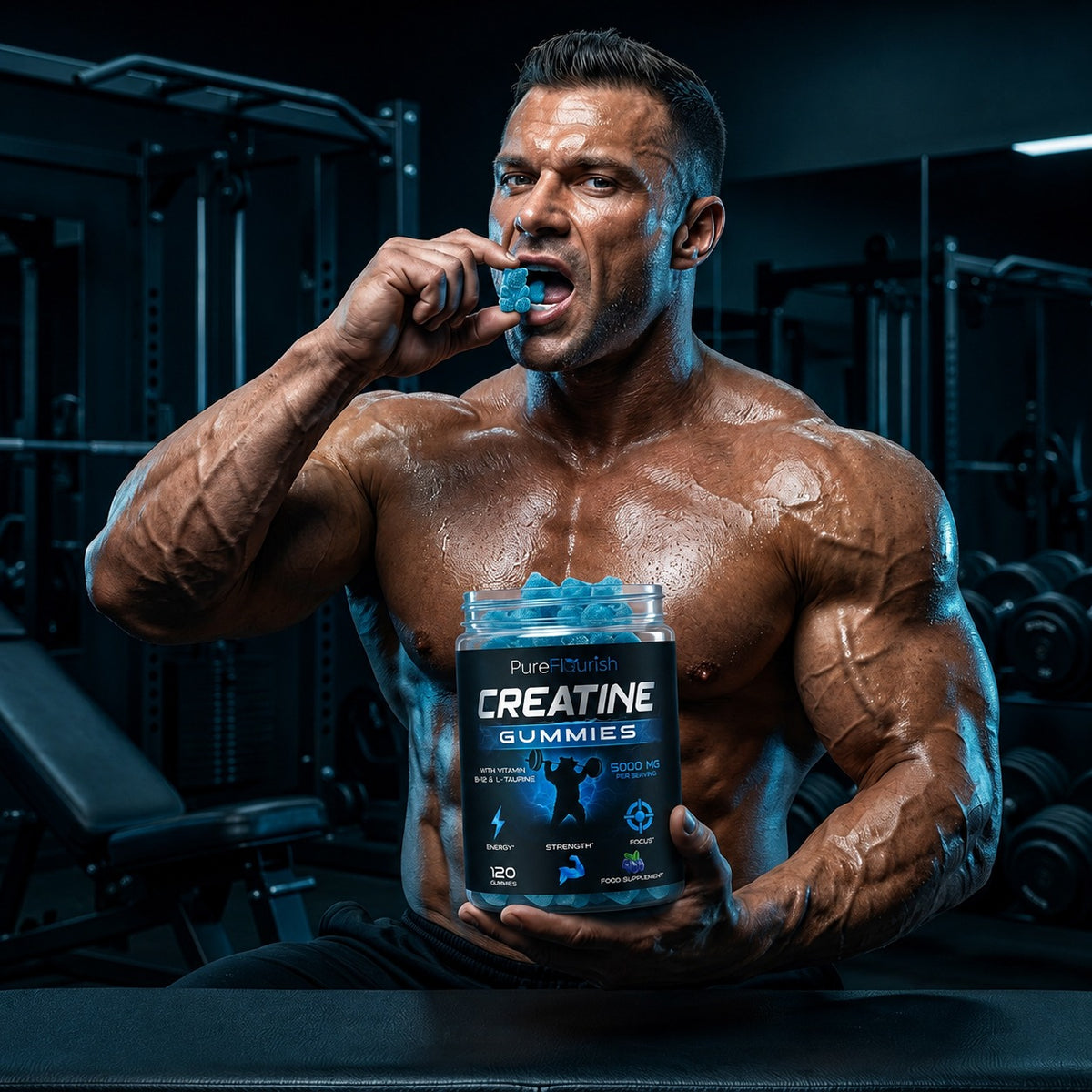 PureFlourish Creatine Gummies